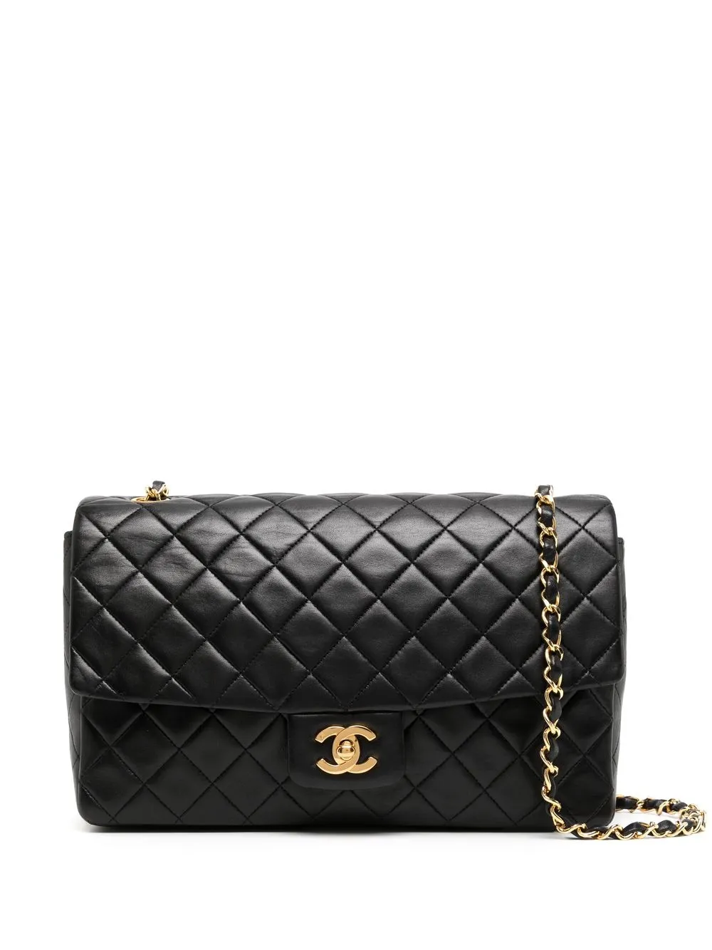 

Chanel Pre-Owned bolsa de hombro Classic Flap 1990 - Negro