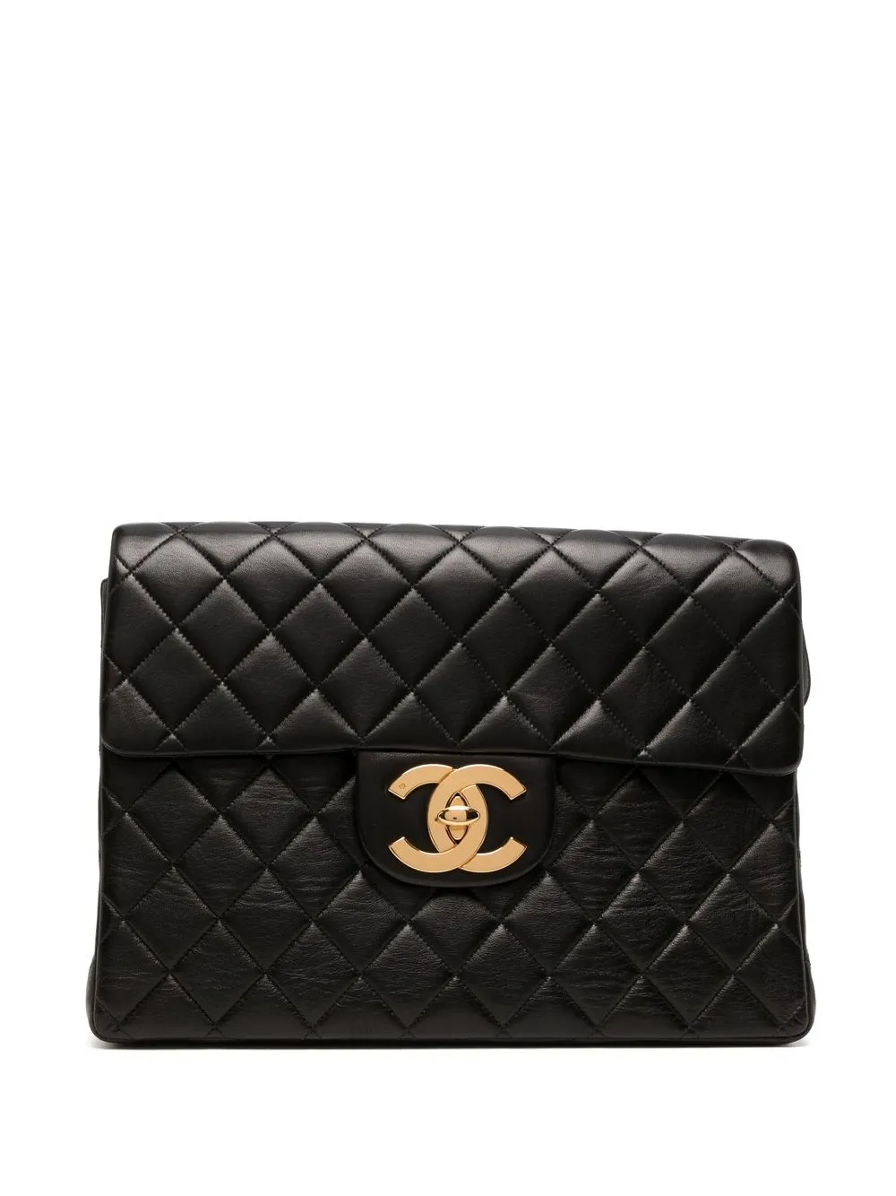 

Chanel Pre-Owned mochila Jumbo Classic Flap 1995 - Negro