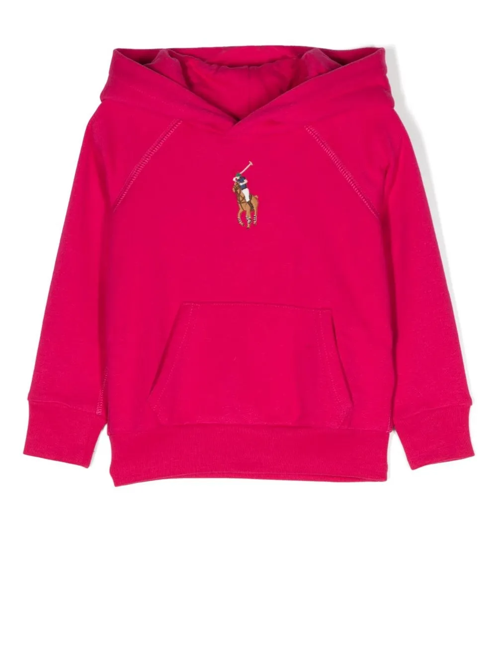 

Ralph Lauren Kids hoodie con logo bordado - Rosado