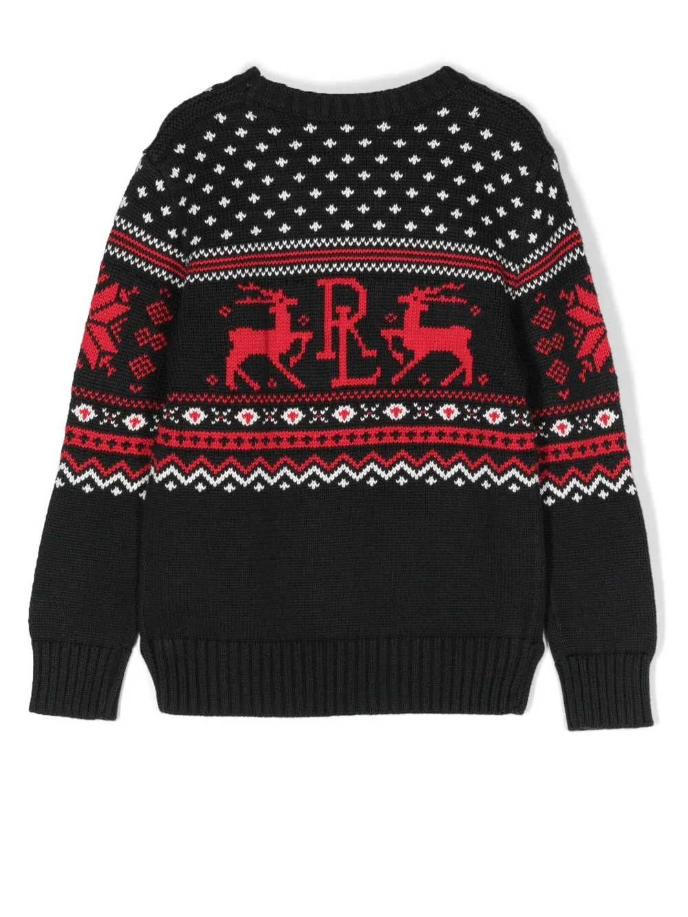 Ralph Lauren Kids Trui met geborduurd logo - Zwart