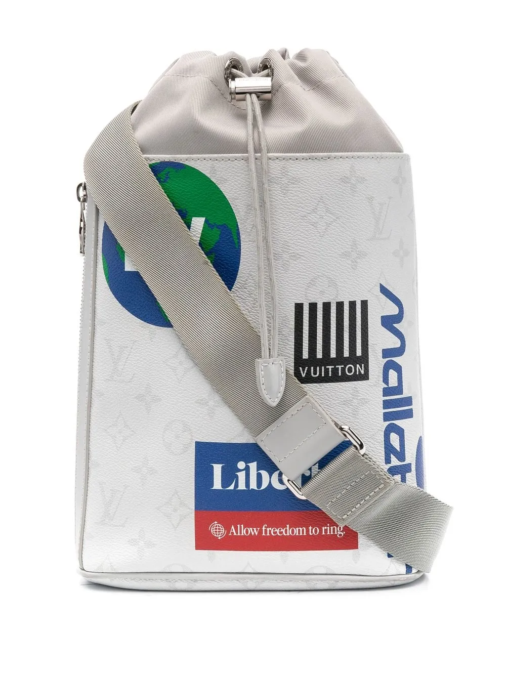 

Louis Vuitton bolsa de hombro Malletier 2019 pre-owned - Blanco