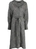 Forme D'expression long-sleeve tunic shirt dress - Grey