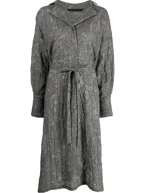 Forme D'expression long-sleeve tunic shirt dress