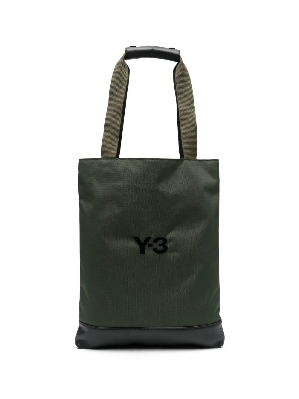 

Y-3 appliqué-logo tote bag - Green