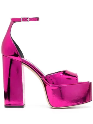 Neon pink deals platform sandals