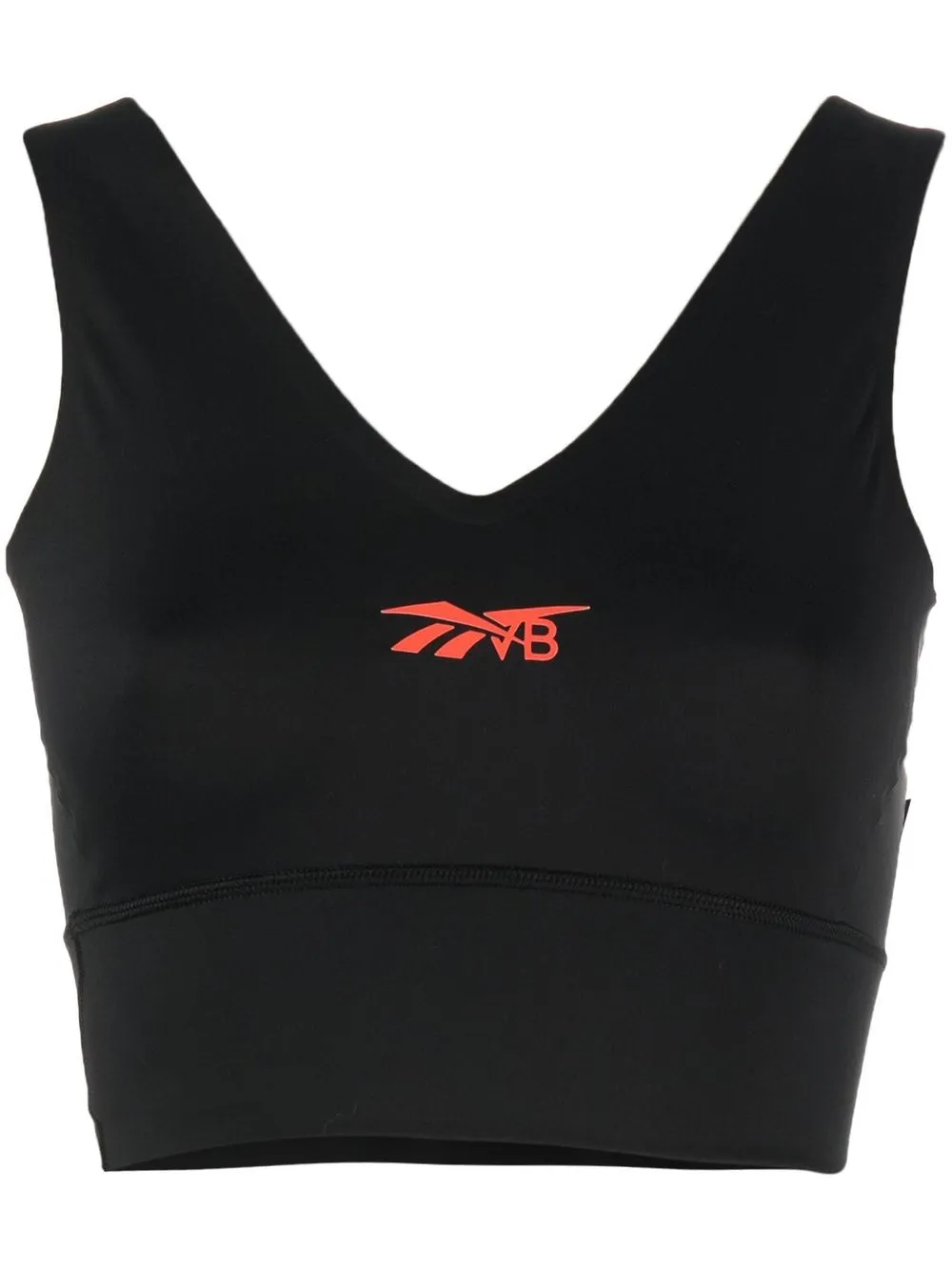 

Reebok x Victoria Beckham V-neck cropped tank top - Black