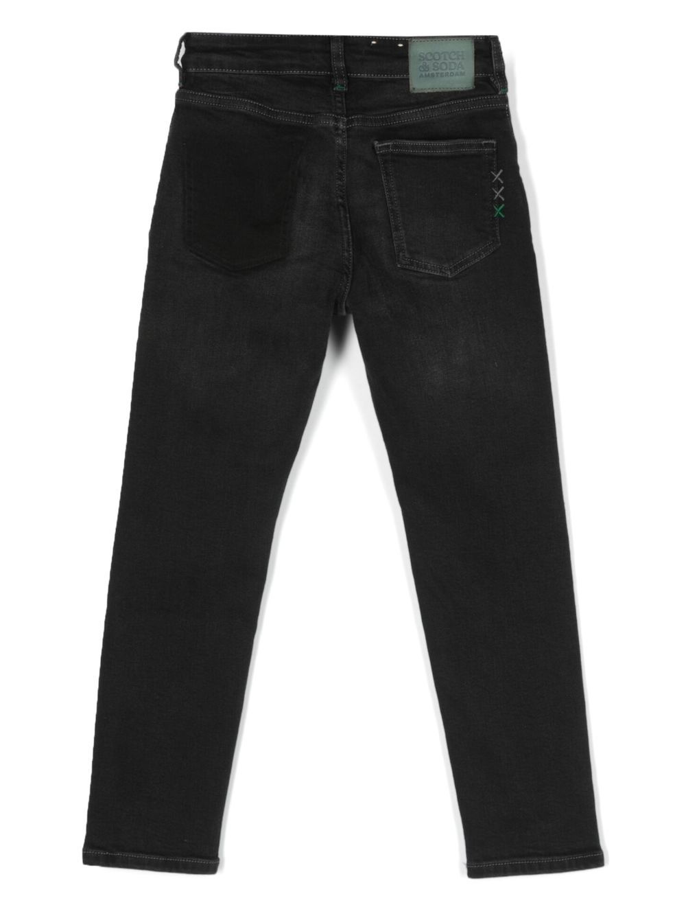 Scotch & Soda Slim-fit broek - Zwart