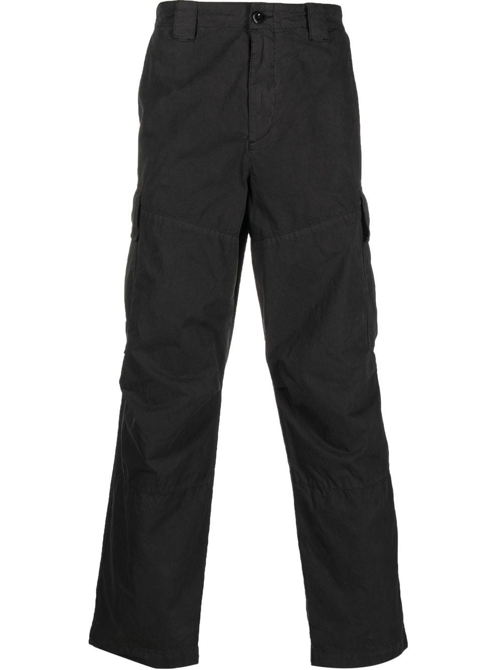 C.P. COMPANY LOGO-PATCH CARGO TROUSERS