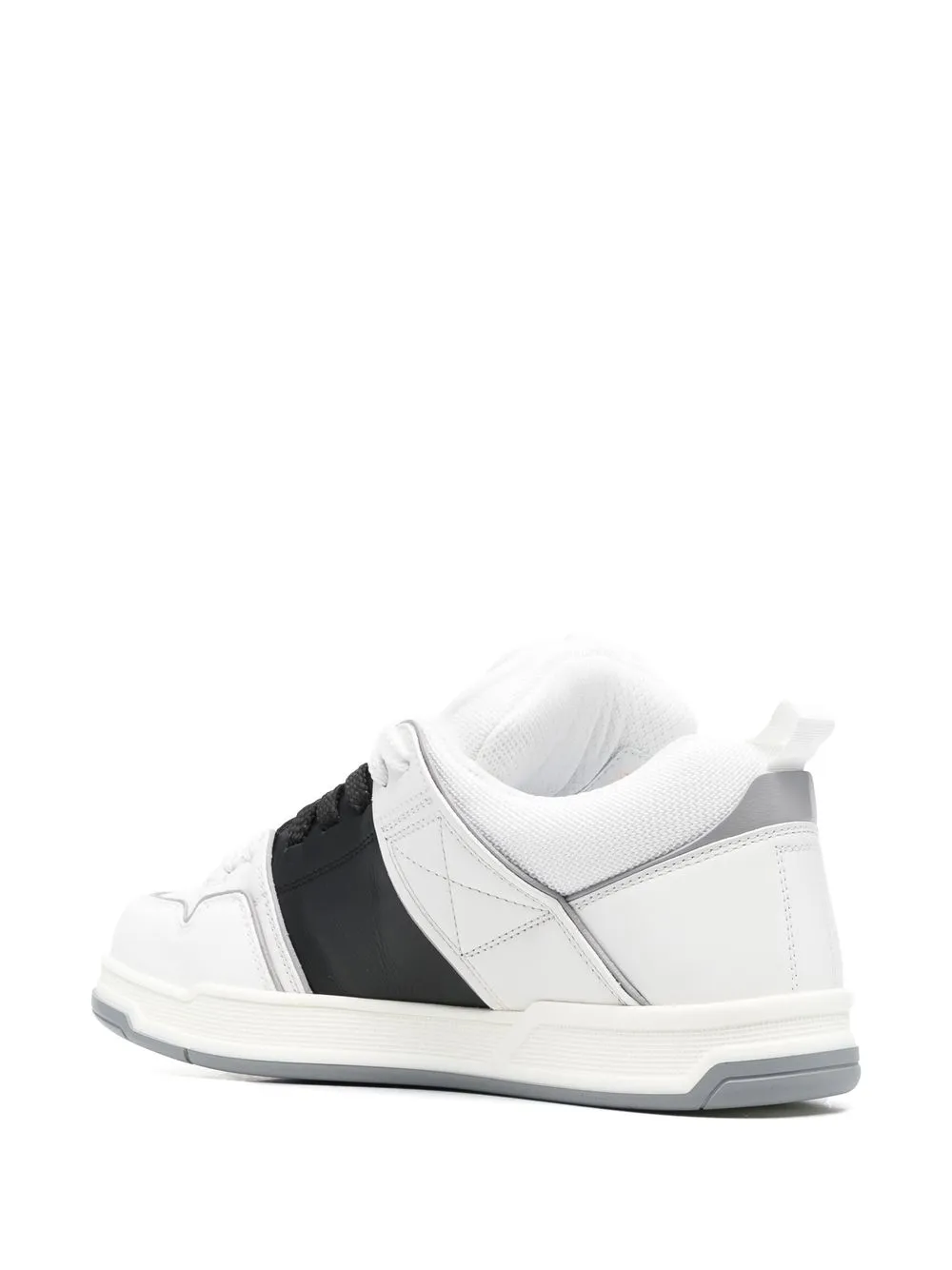 Shop Valentino Open Skate Low-top Sneakers In White