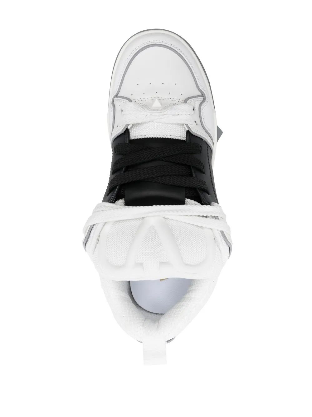 Shop Valentino Open Skate Low-top Sneakers In White