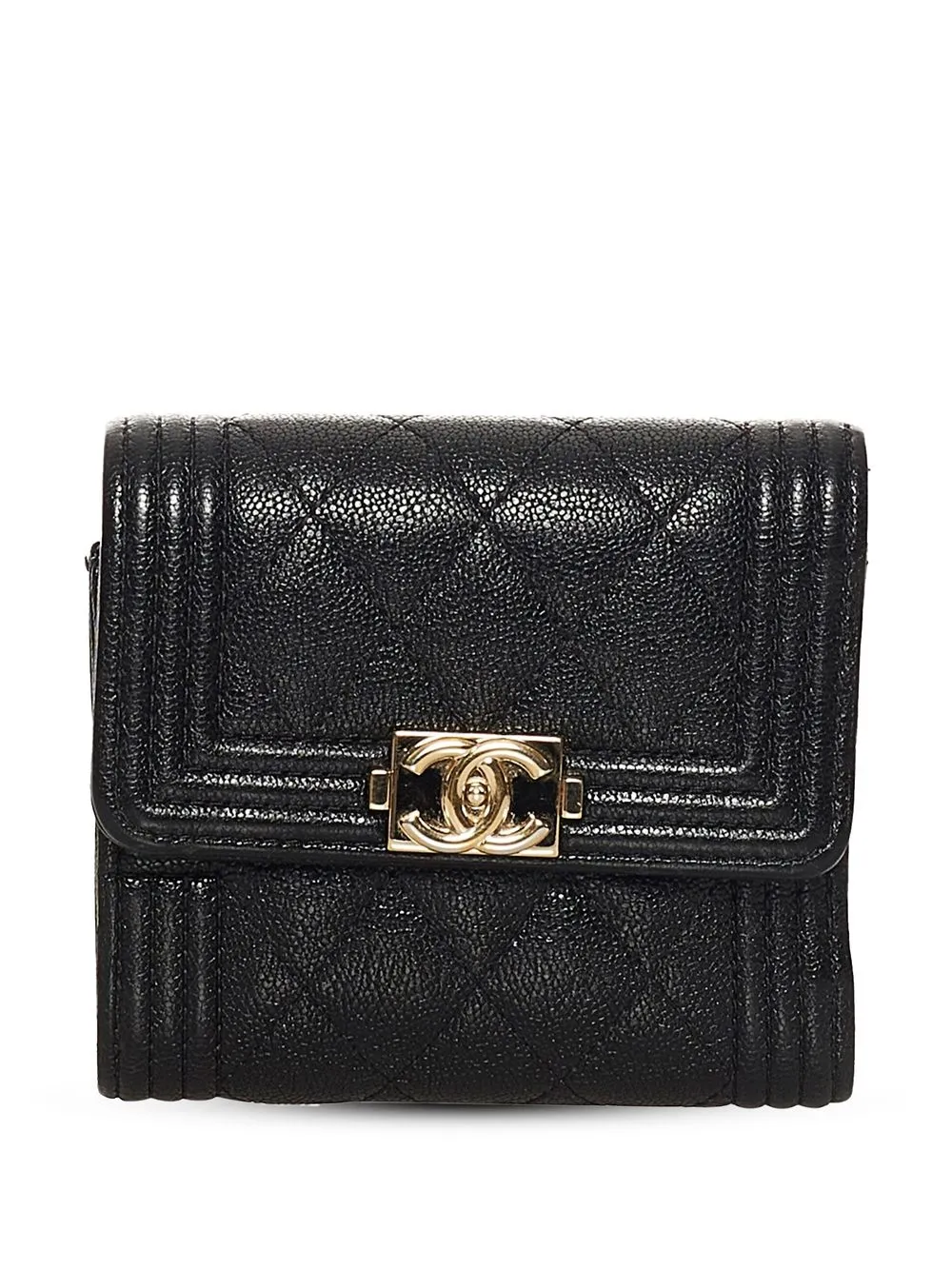 

Chanel Pre-Owned cartera Boy pequeña - Negro