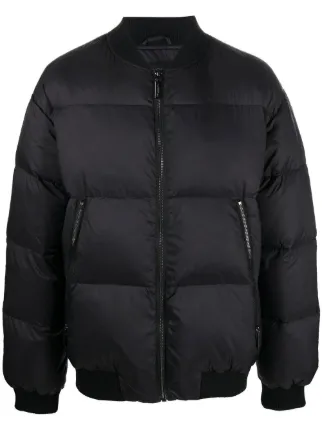Costume National Contemporary zip-up Padded Down Jacket | Black 