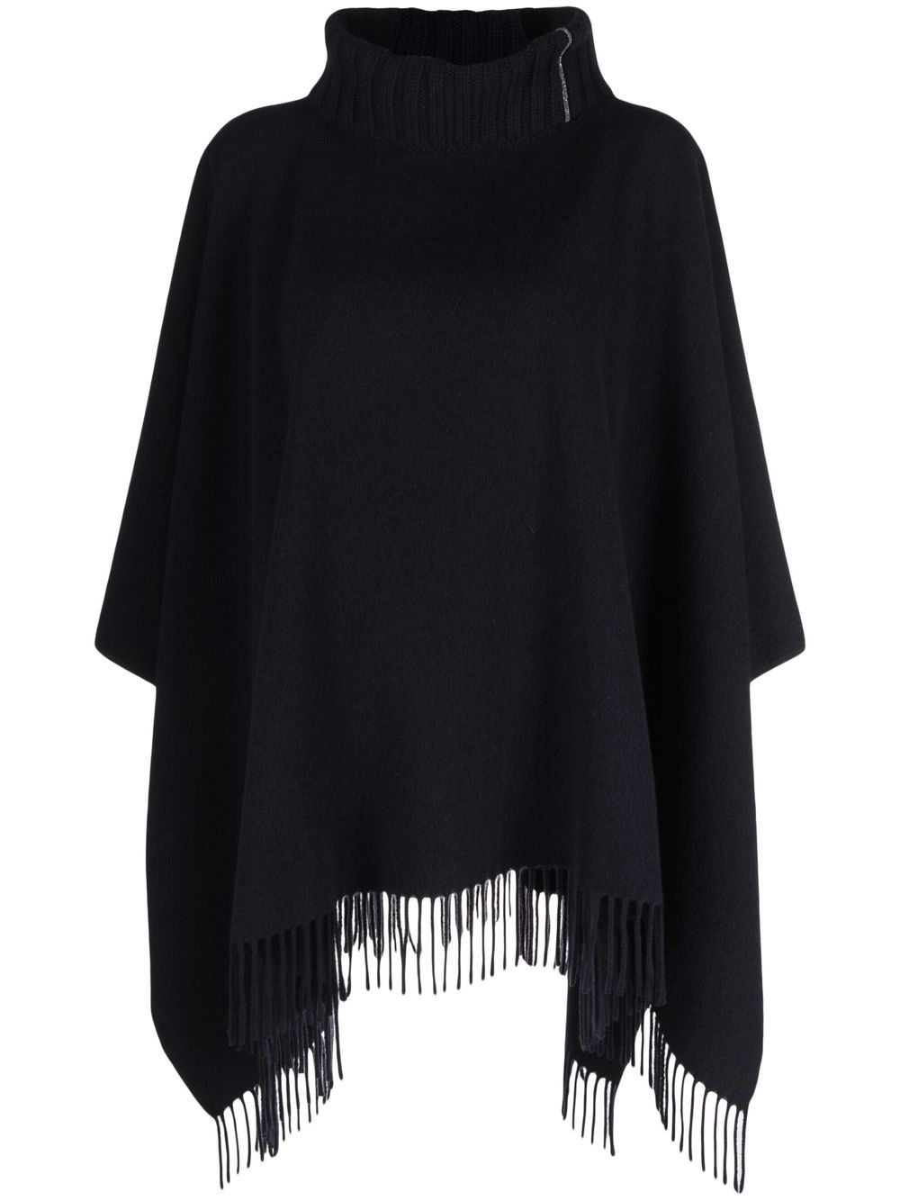 Fabiana Filippi Fringed Knitted Cape - Farfetch