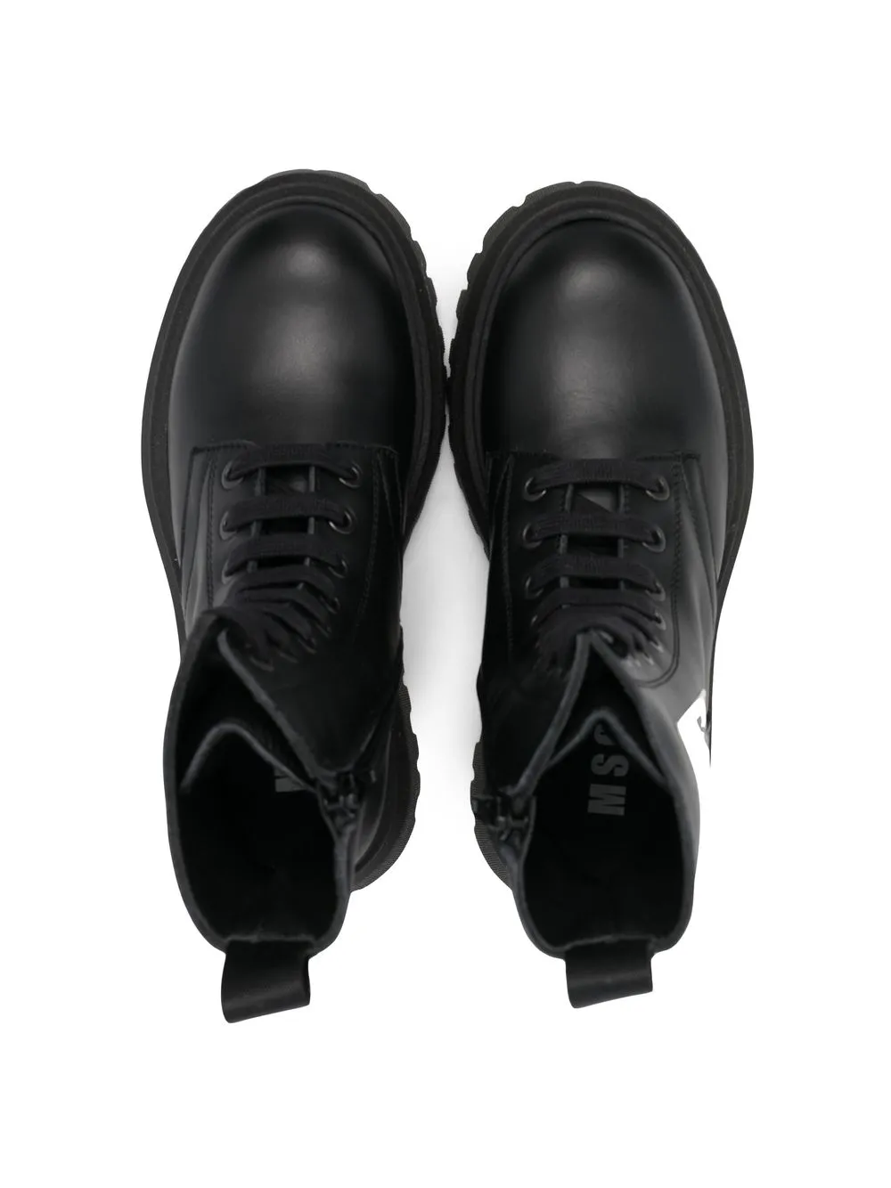 MSGM Kids logopatch Ankle Boots Farfetch