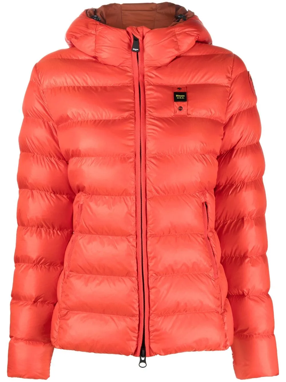 

Blauer Sue shiny puffer jacket - Red