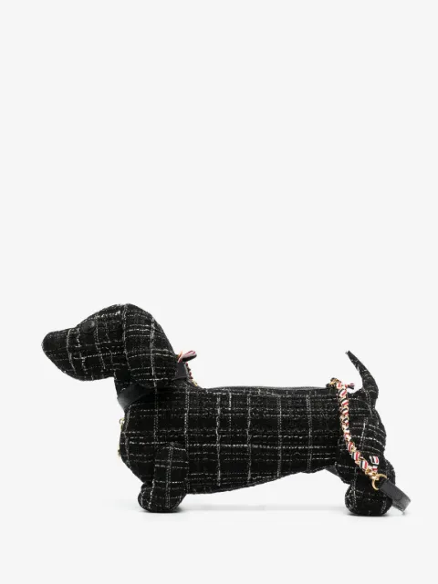 Thom Browne mini Hector tweed bag