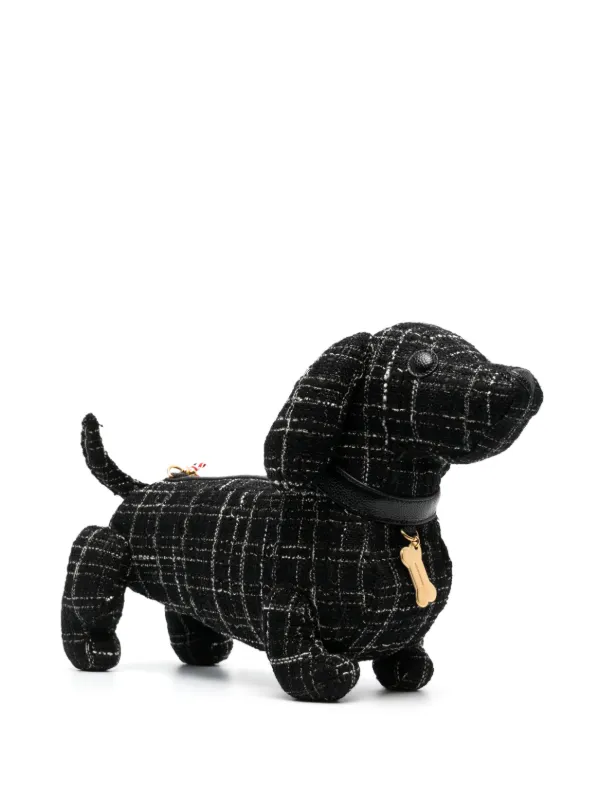 Thom Browne Hector ツイード バッグ ミニ | ブラック | FARFETCH JP