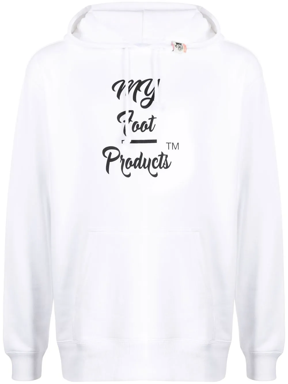 

Maison Mihara Yasuhiro My Foot Products print hoodie - White