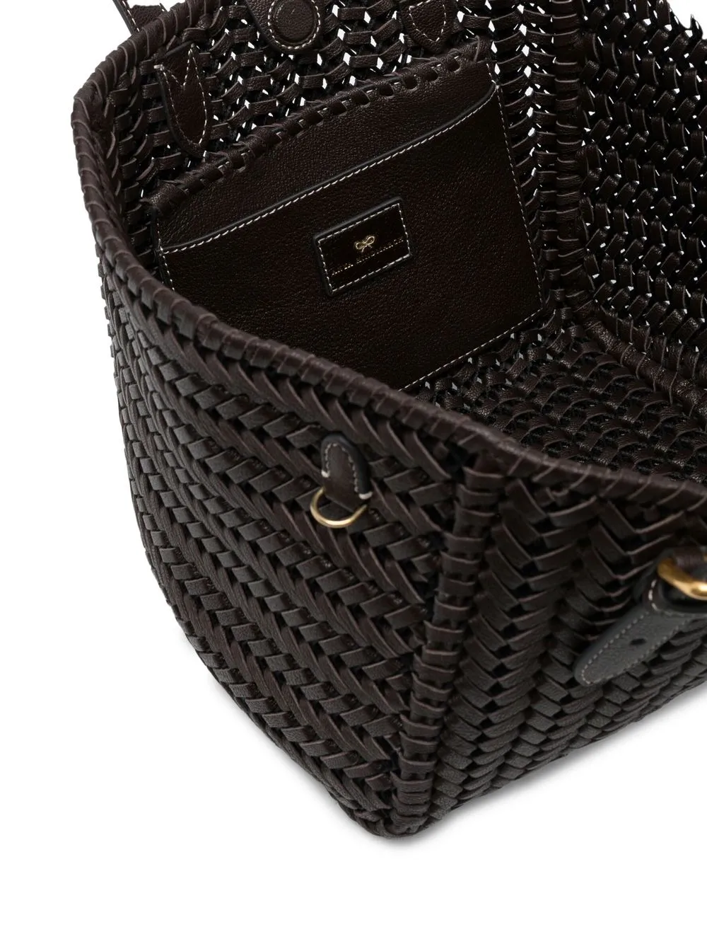 Anya Hindmarch Woven Leather Tote Bag Farfetch