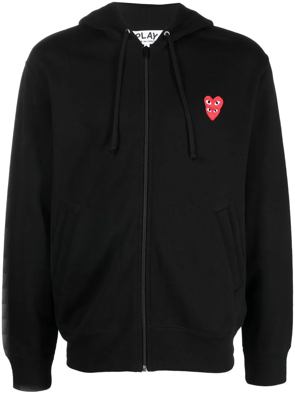 

Comme Des Garçons hoodie con corazón bordado - Negro