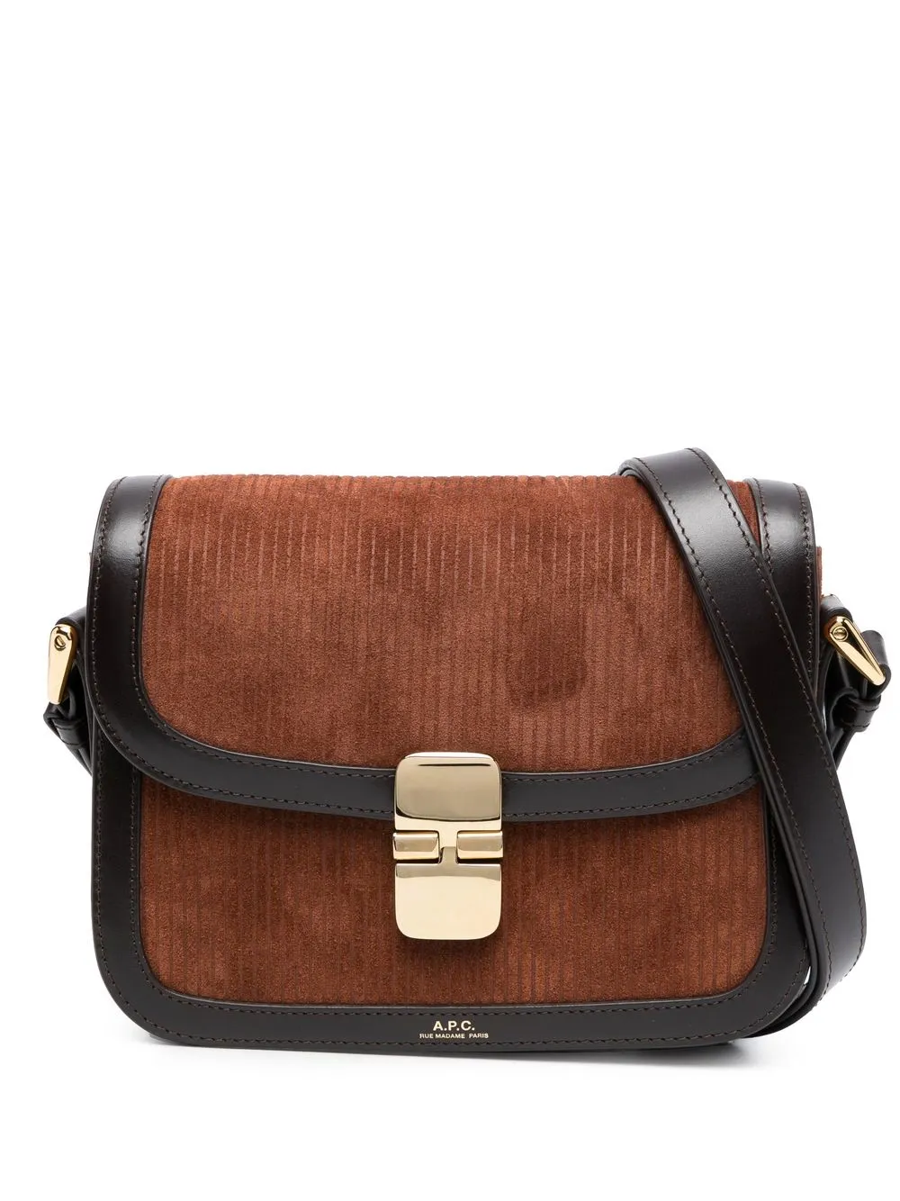 

A.P.C. bolsa crossbody Grace - Marrón