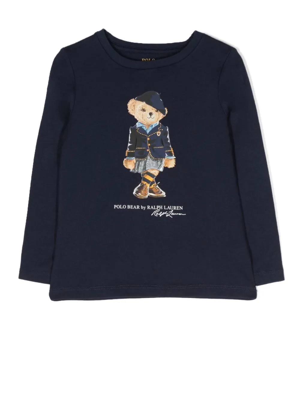 

Ralph Lauren Kids playera con motivo Polo Bear - Azul