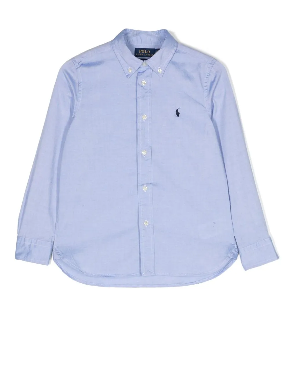 

Ralph Lauren Kids camisa con botones y logo bordado - Azul