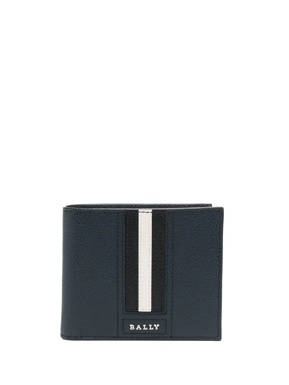 

Bally stripe-detail folding wallet - Blue