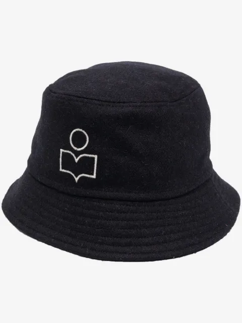 MARANT logo-patch bucket hat 
