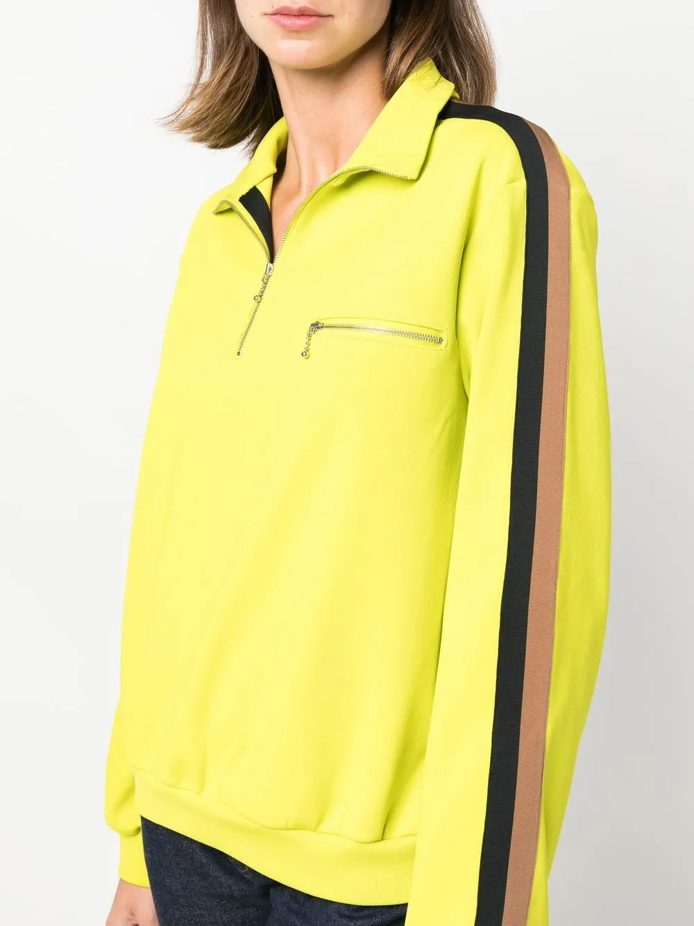 Cheap Tory Burch side-stripe detail sweatshirt Women