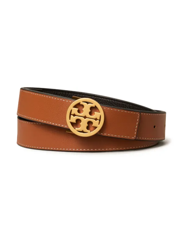 Tory Burch Miller Reversible Belt Black FARFETCH CA