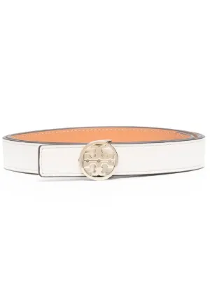 Tory Burch logo plaque Buckle Belt Farfetch