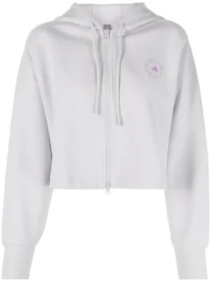 Adidas zip up hooded shirts & tops clearance