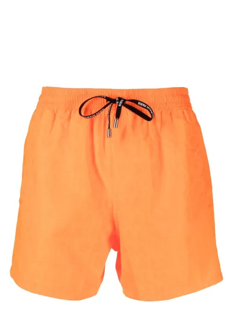 Balmain logo-print drawstring swim-shorts Men