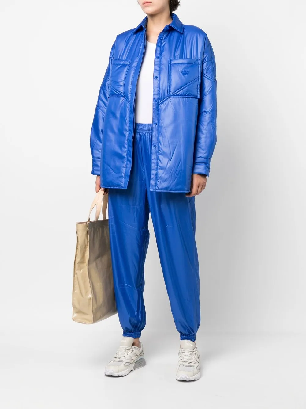 adidas High waist broek - Blauw