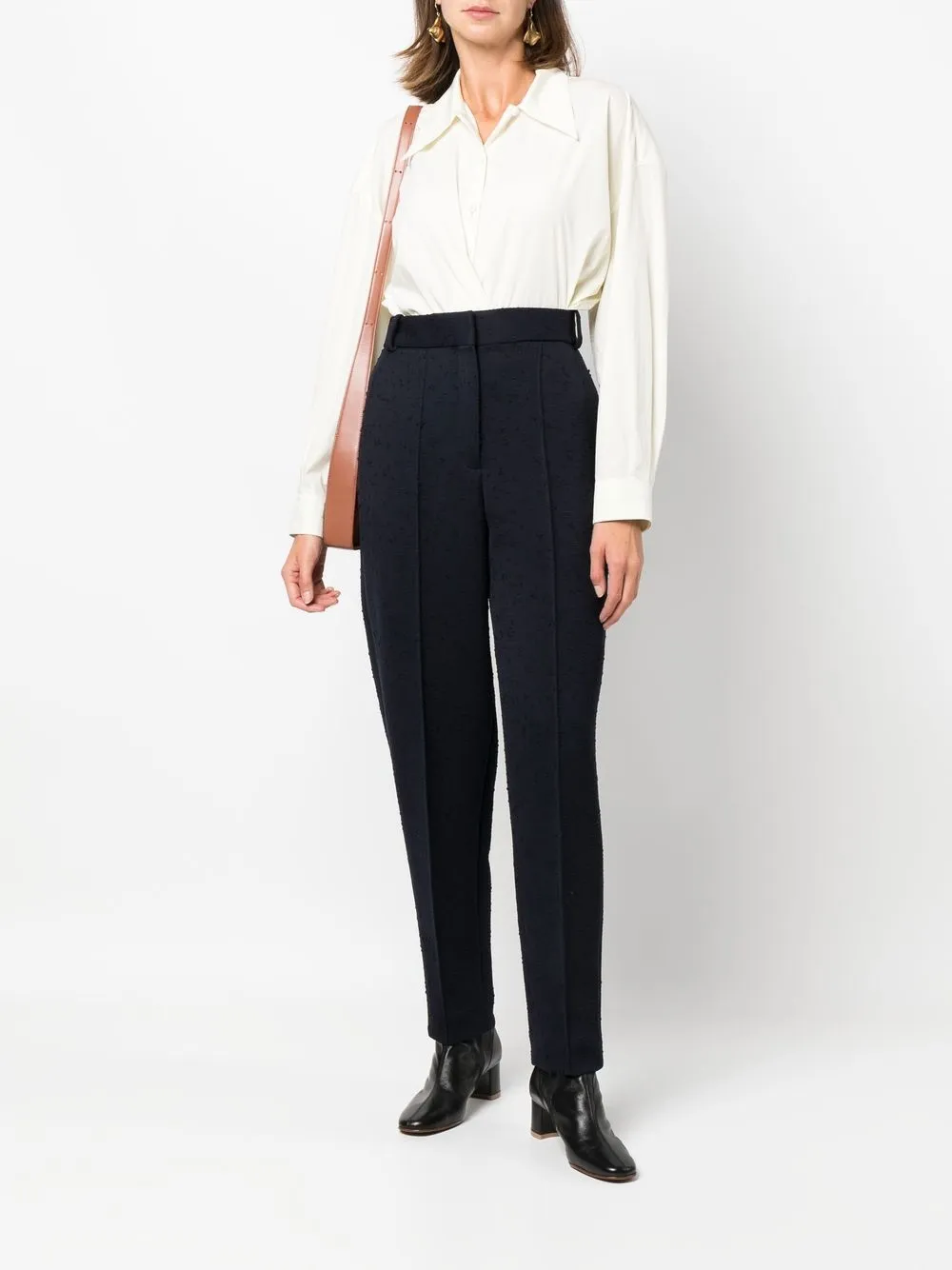 Tory Burch High waist pantalon - Blauw