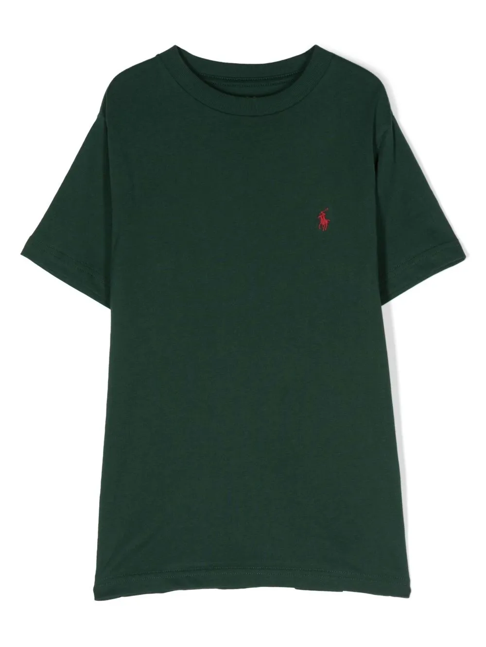 

Ralph Lauren Kids logo-embroidered cotton T-shirt - Green