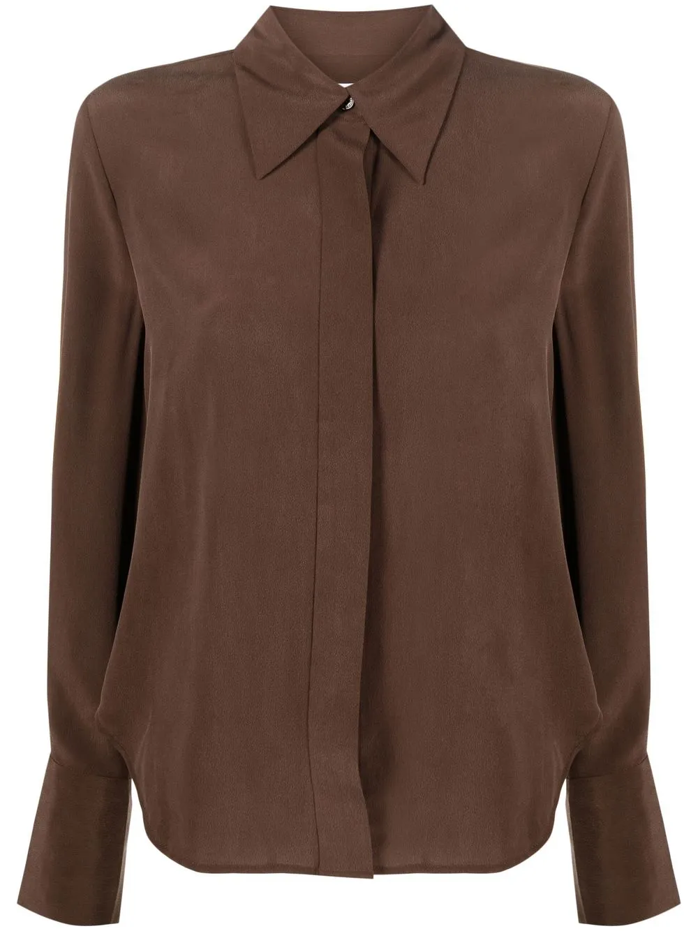 

Equipment Annelie silk shirt - Brown