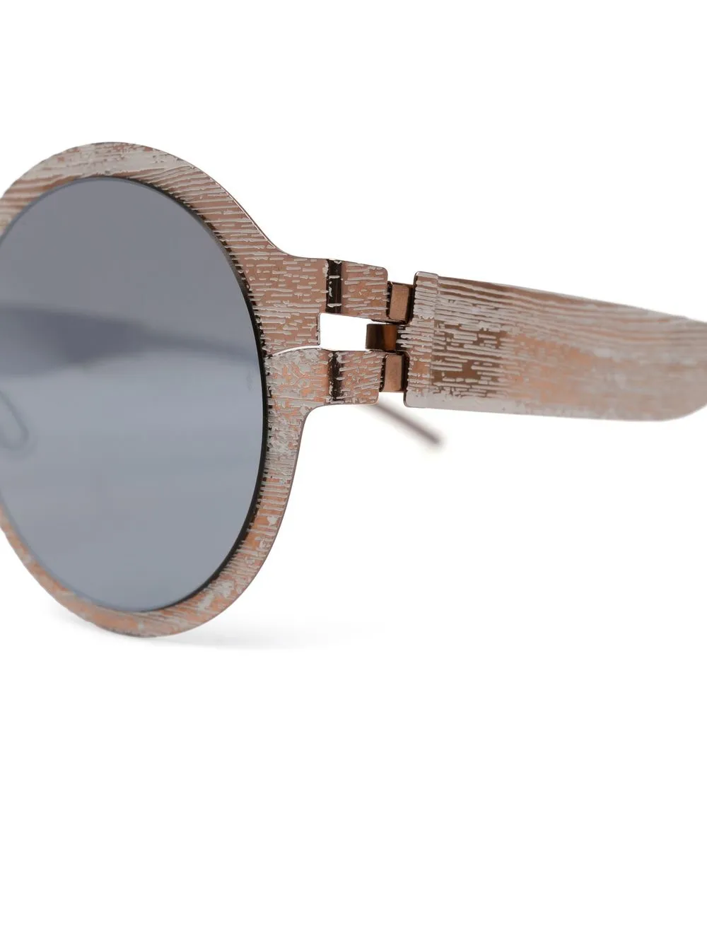 Shop Mykita Round-frame Sunglasses In Brown