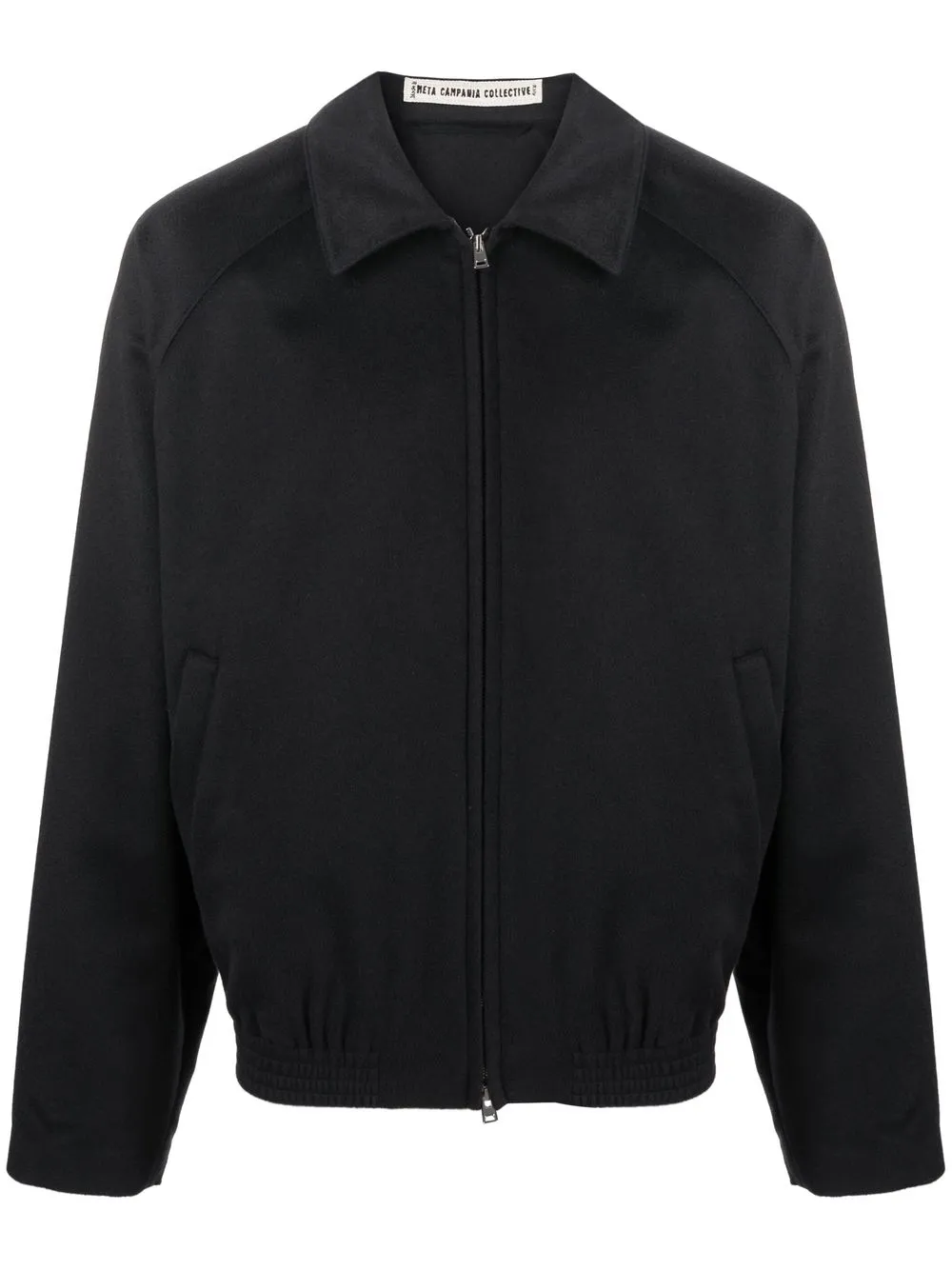 Meta Campania Collective zip-up Cashmere Shirt Jacket - Farfetch