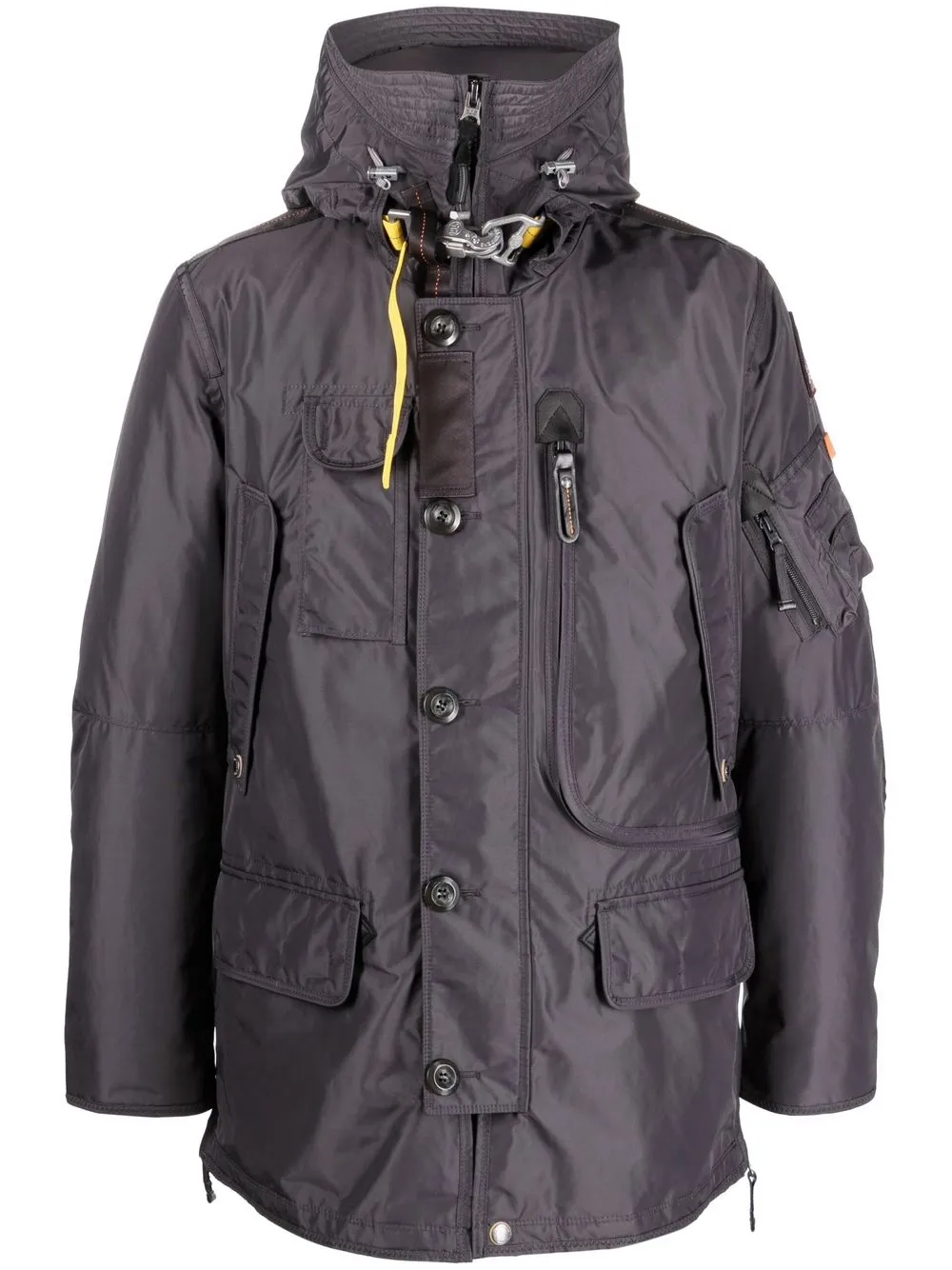 

Parajumpers multiple-pocket hooded coat - Grey