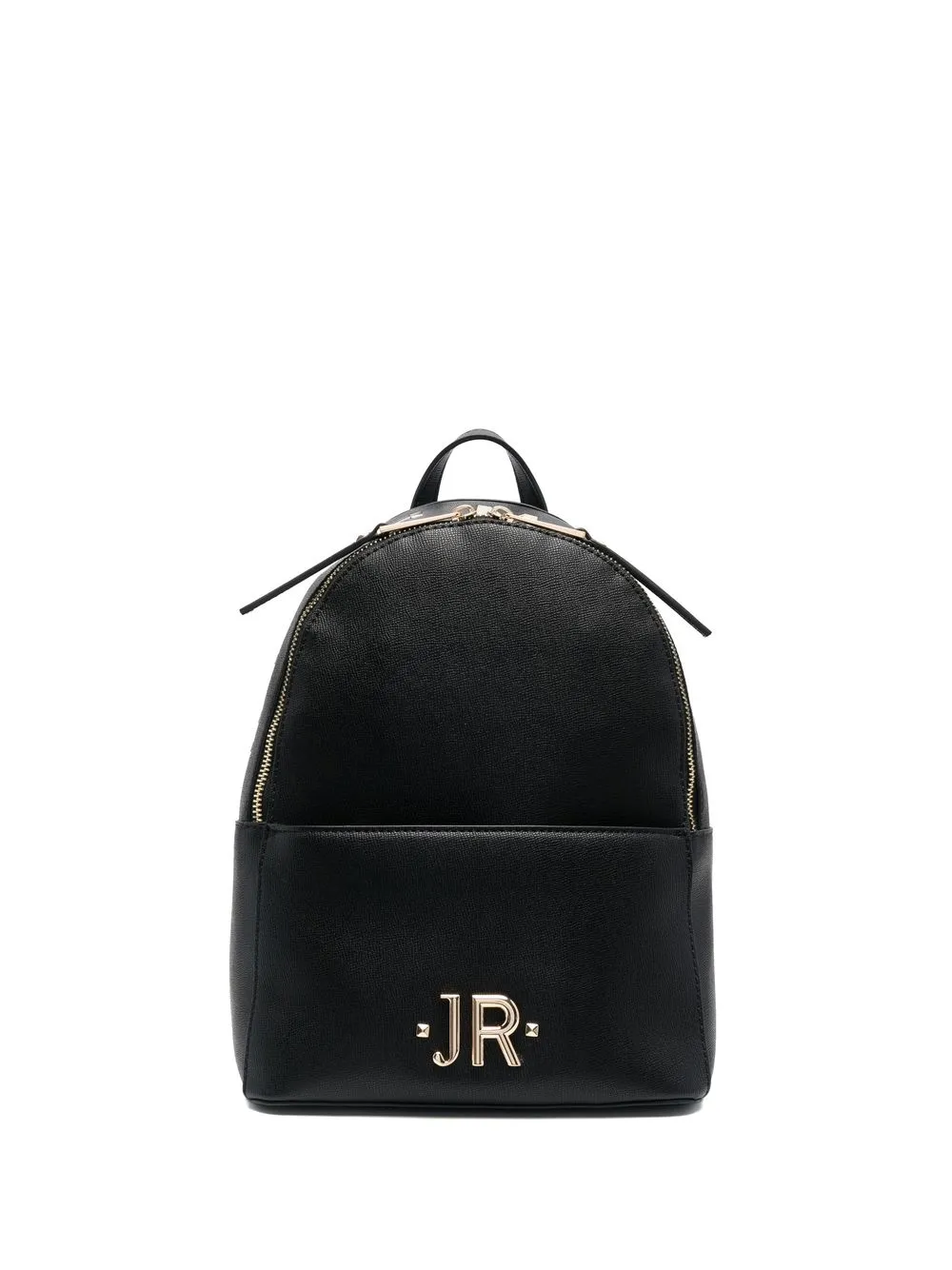 

John Richmond mochila con placa del logo - BLACK GOLD