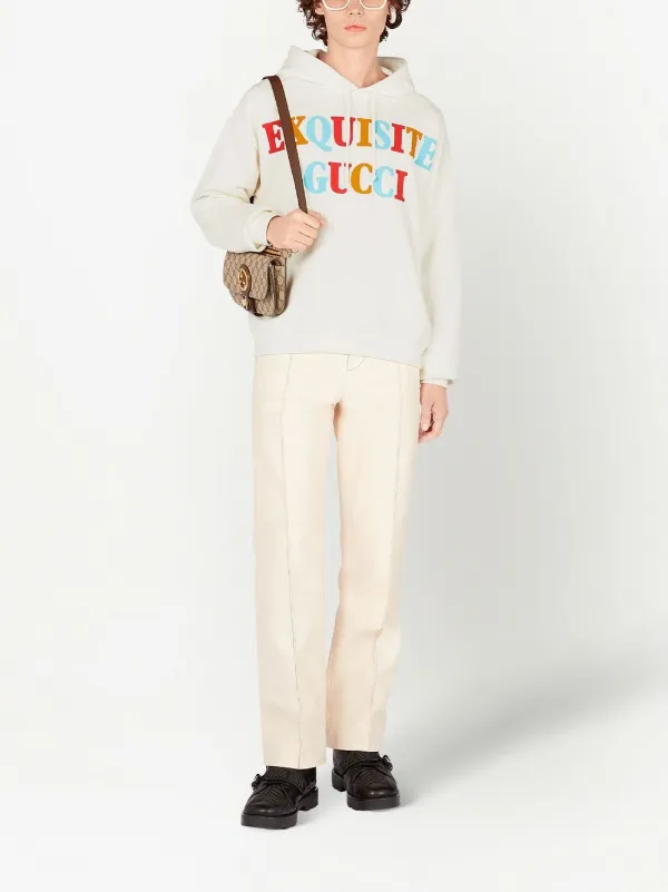 Gucci Exquisite Gucci-print Hoodie - Farfetch