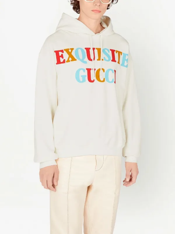 Gucci Exquisite Gucci-print Hoodie - Farfetch