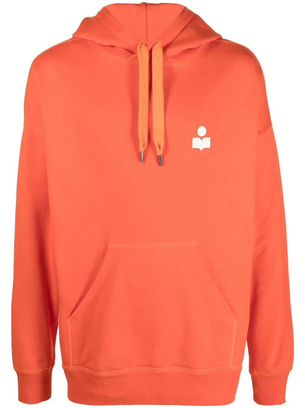 

Isabel Marant embroidered-logo long-sleeve hoodie - Orange