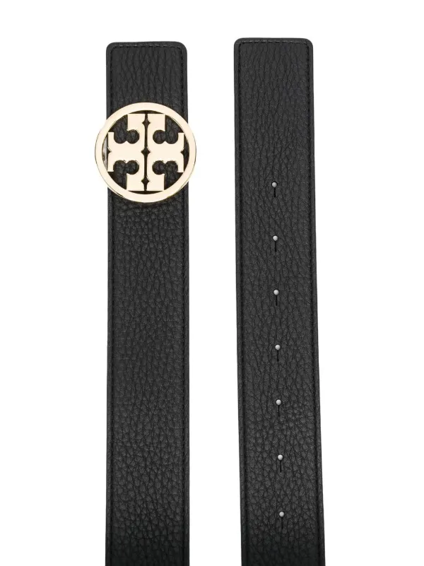 Tory burch clearance black logo belt