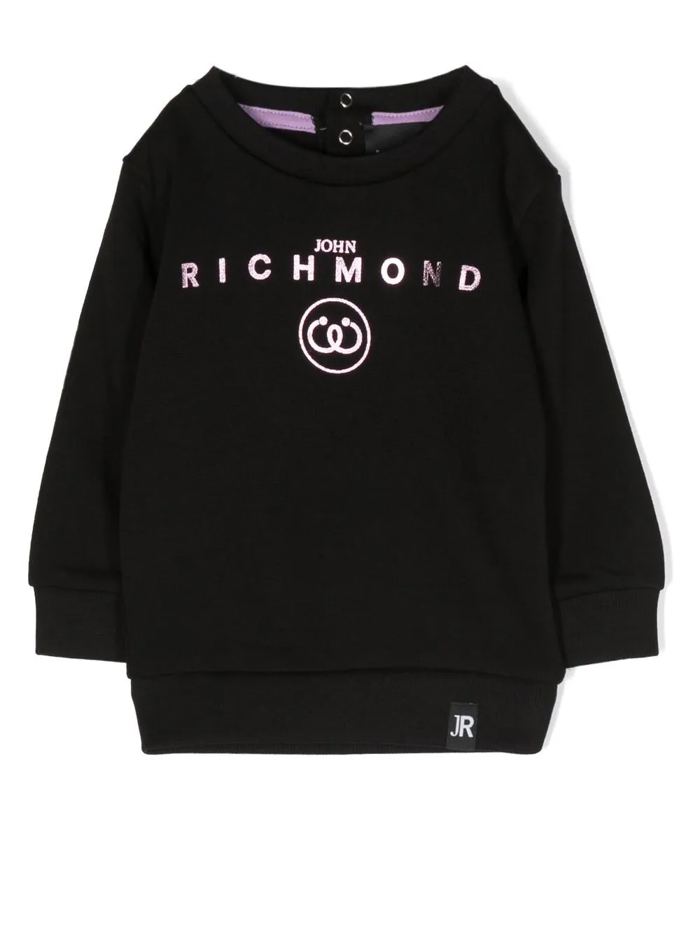 

John Richmond Junior logo-print sweatshirt - Black