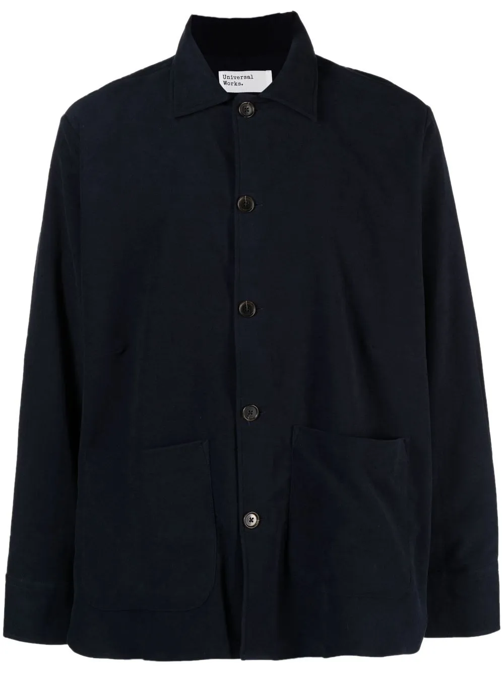 

Universal Works Travail button-down fastening shirt - Blue