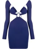 Amazuìn Azhar cut-out mini dress - Blue