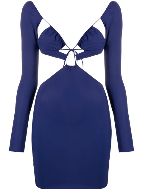 Amazuìn Azhar cut-out mini dress